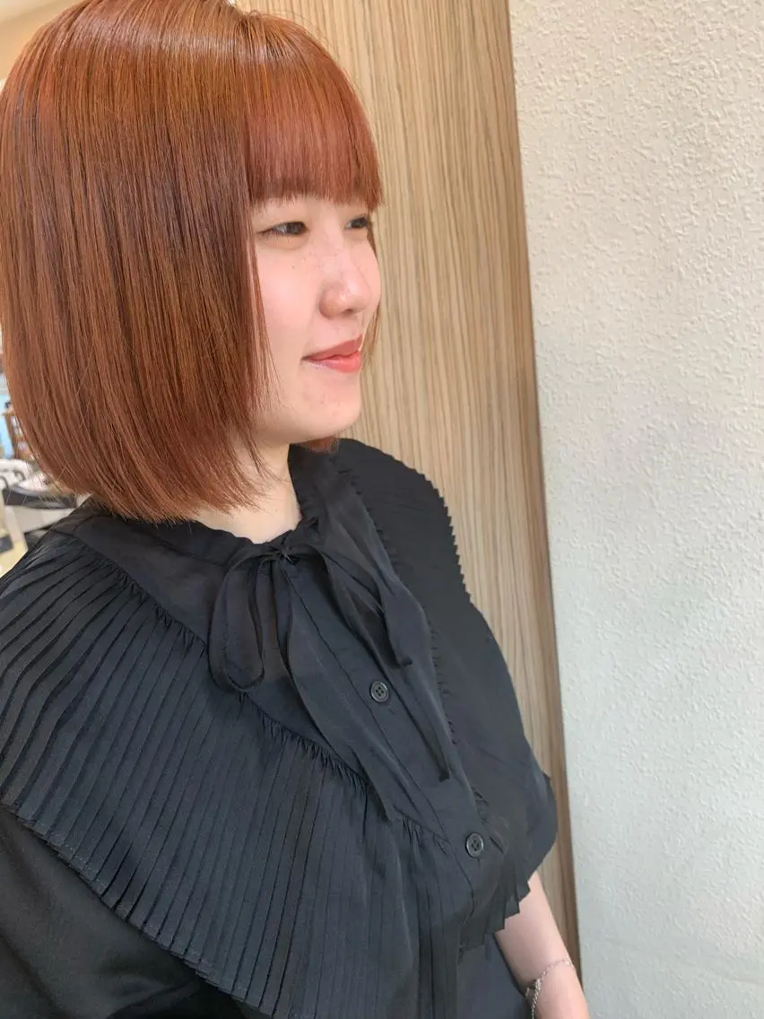 ミディアム カラー ヘアカラー トリートメント ヘアセット 🌸スタイリスト 山浦美恵のヘアスタイル