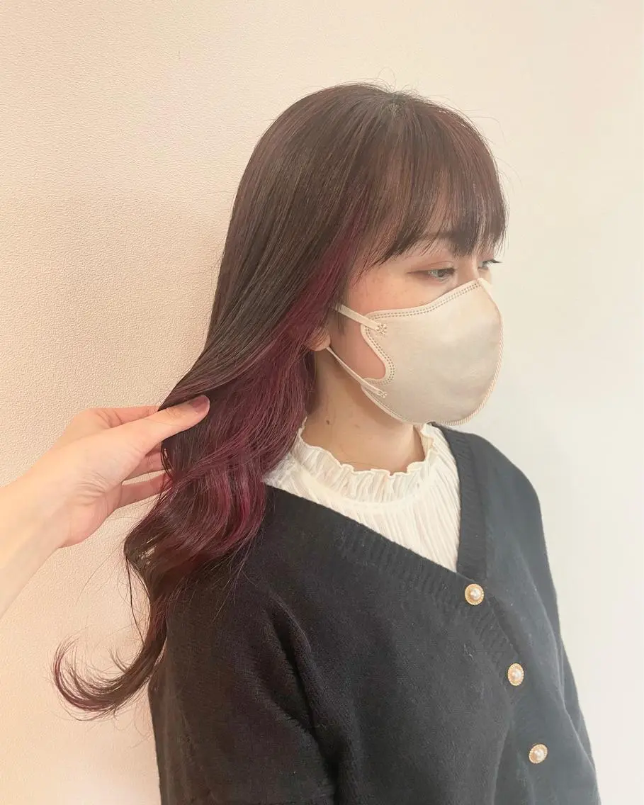 ロング カラー ヘアアレンジ ヘアカラー トリートメント エクステ ダブルカラー/ レイヤー🍒齋藤 澪のヘアスタイル