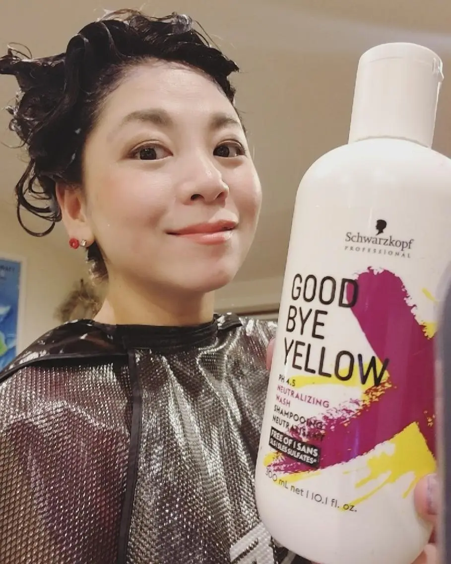 カラー ロング アッシュ ブリーチ イエローカラー 外国人風カラー spa hair ark 富井直美のヘアスタイル