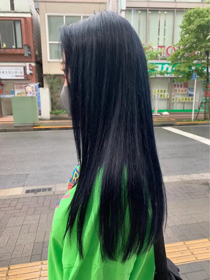ロング カラー ハイトーンカラー ボブ/暖色カラー コウボヒカルのヘアスタイル