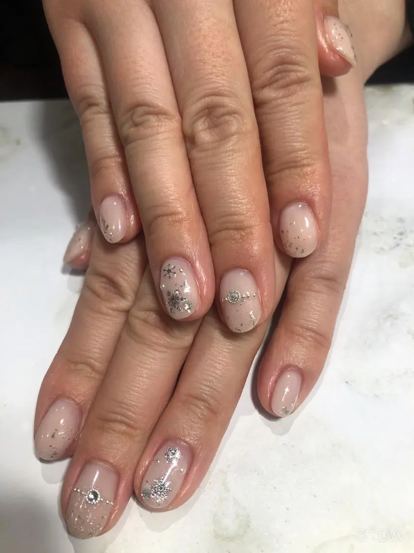 ネイル 冬ネイル ハンドネイル 吉野✨ ネイルデザイナー✨のネイルデザイン