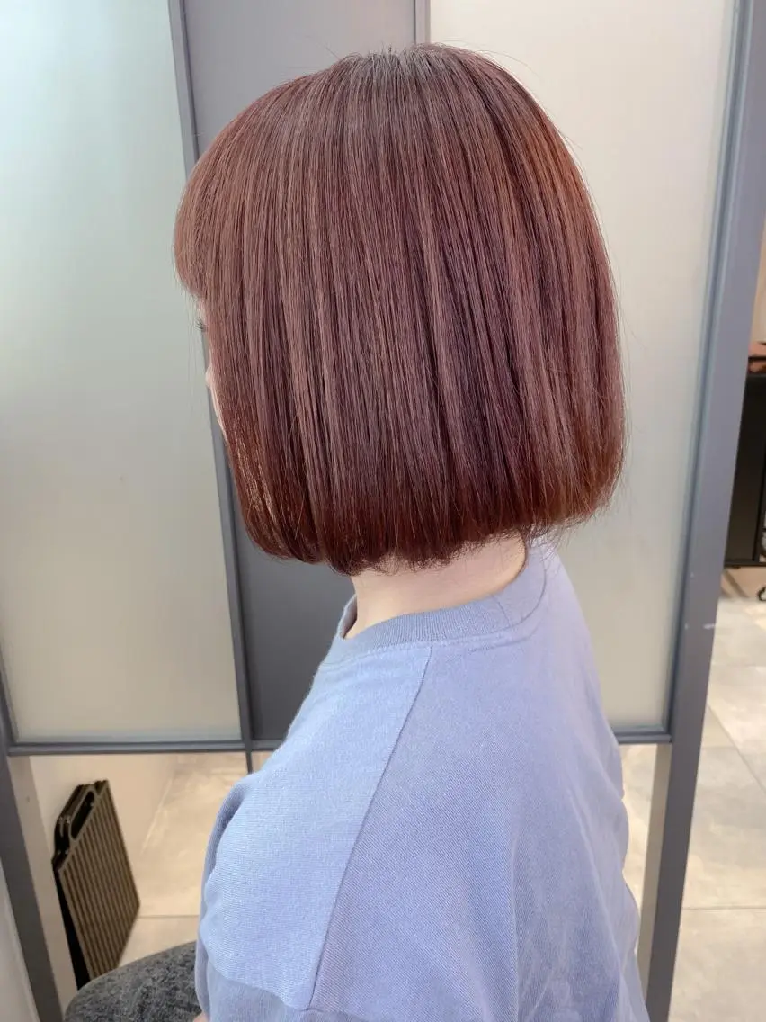 ミディアム カラー ブリーチ ケアブリーチ 【透明感、艶髪】西村 有司のヘアスタイル