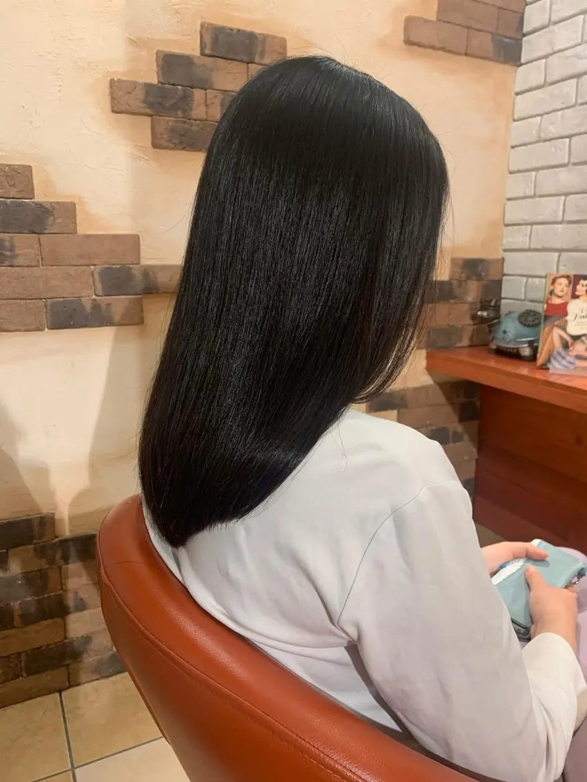 ミディアム 髪質改善 トリートメント カット トリートメント flencia 丸 和博｜カットのヘアスタイル