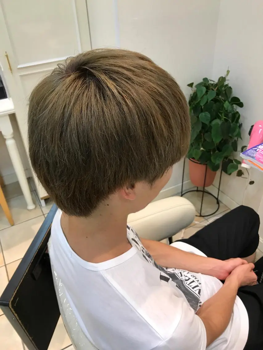 ショート メンズ ダメージレス 桧山店長のヘアスタイル