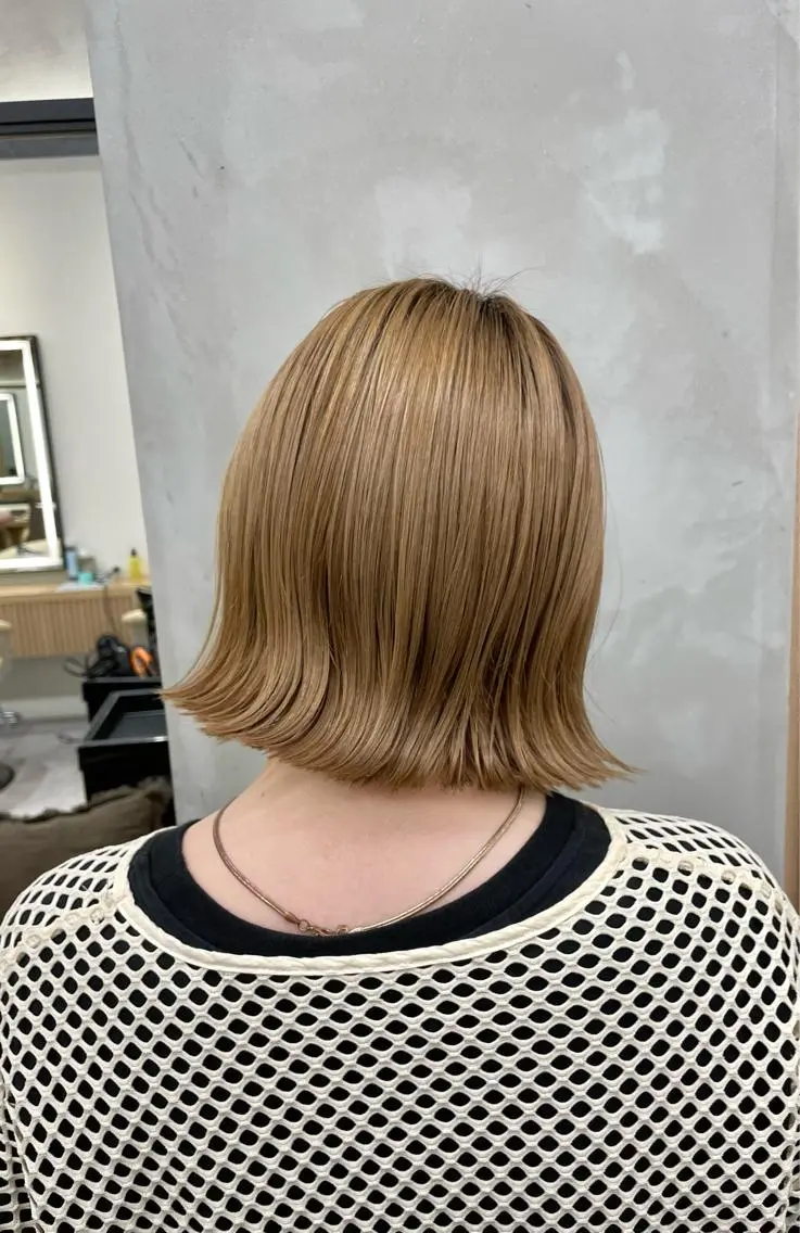 ミディアム くどうももか 浦和 ショート ボブのヘアスタイル