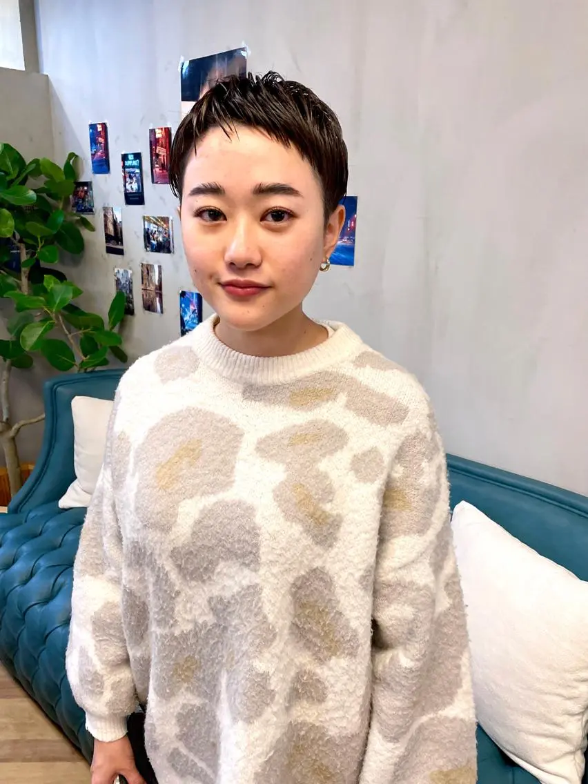 ショート カラー パーマ ヘアアレンジ メンズ キッズ ネイル マツエク・マツパ アイブロウ ショートヘア ショートネイル tatsumi/ボブ ウルフ/レイヤーのヘアスタイル