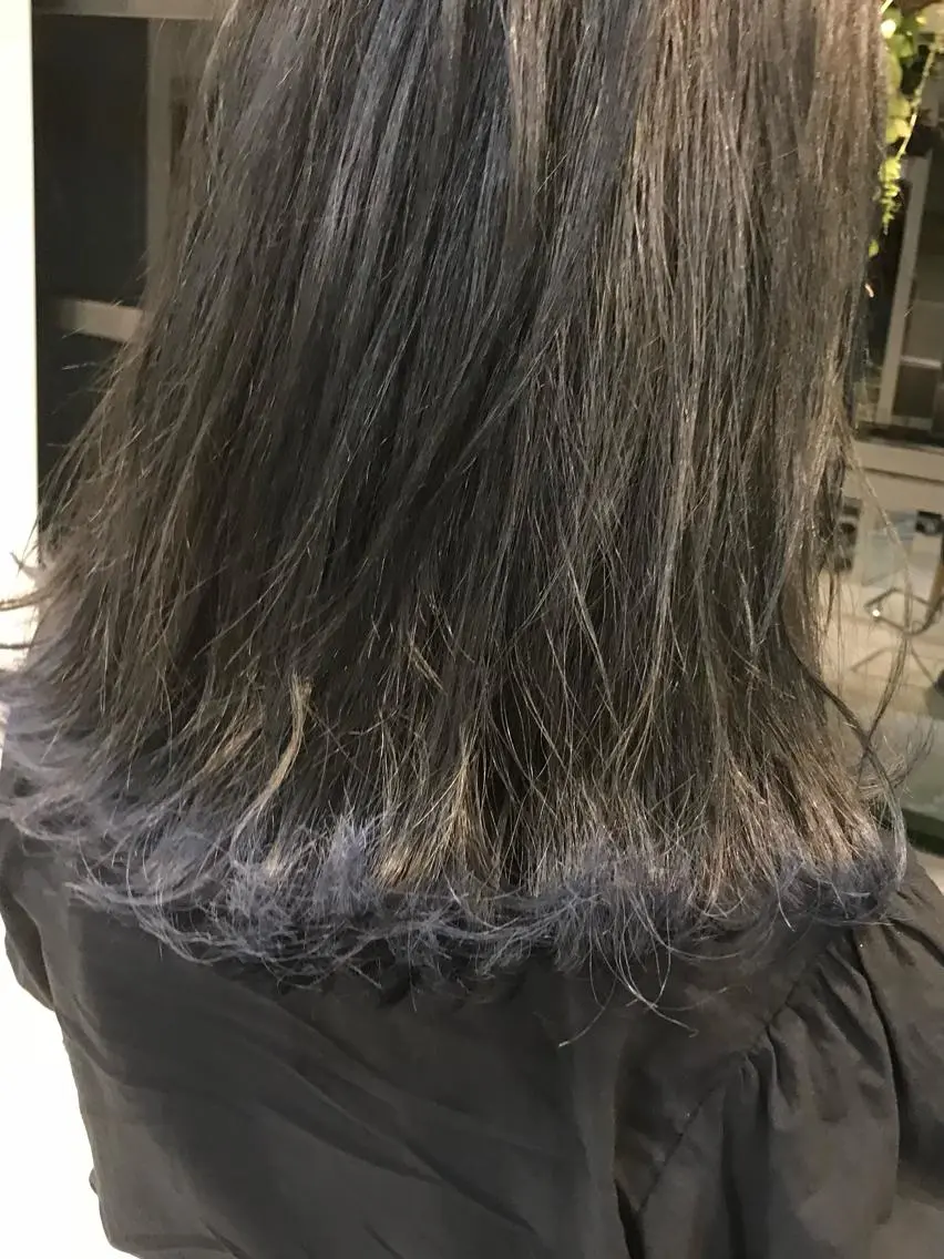 ミディアム カラー 月200名以上担当 六甲徒歩30秒のヘアスタイル