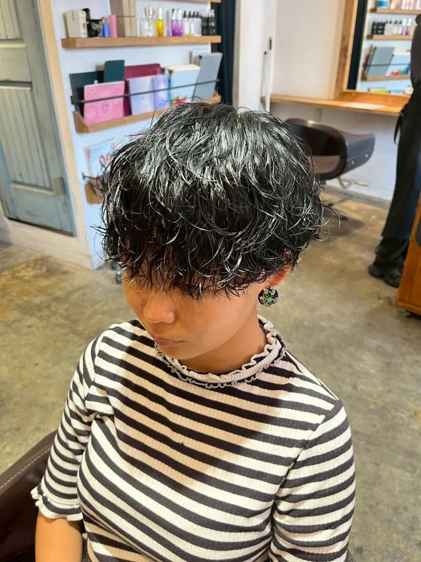 パーマ メンズ メンズカット パーマ特化 清士郎のヘアスタイル