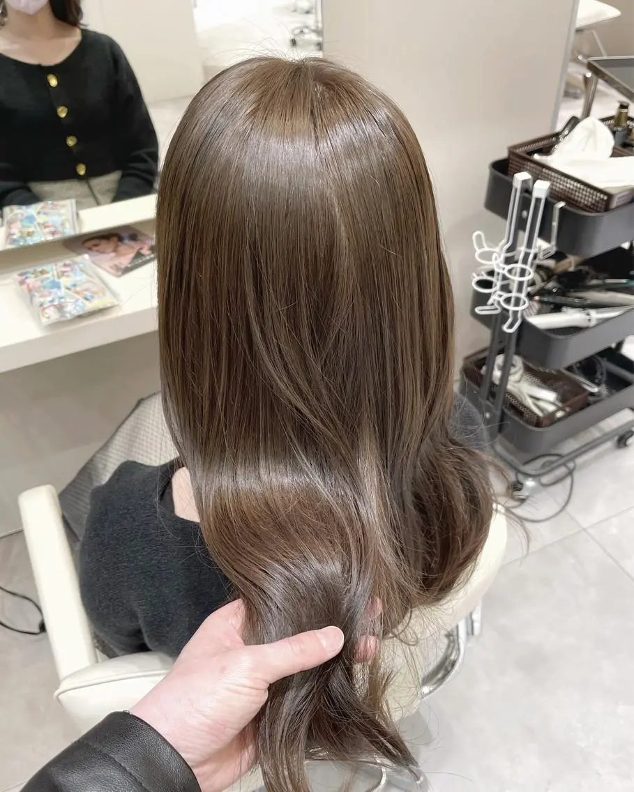 ロング カラー カット ヘアカラー トリートメント k-two top stylist 林原のヘアスタイル