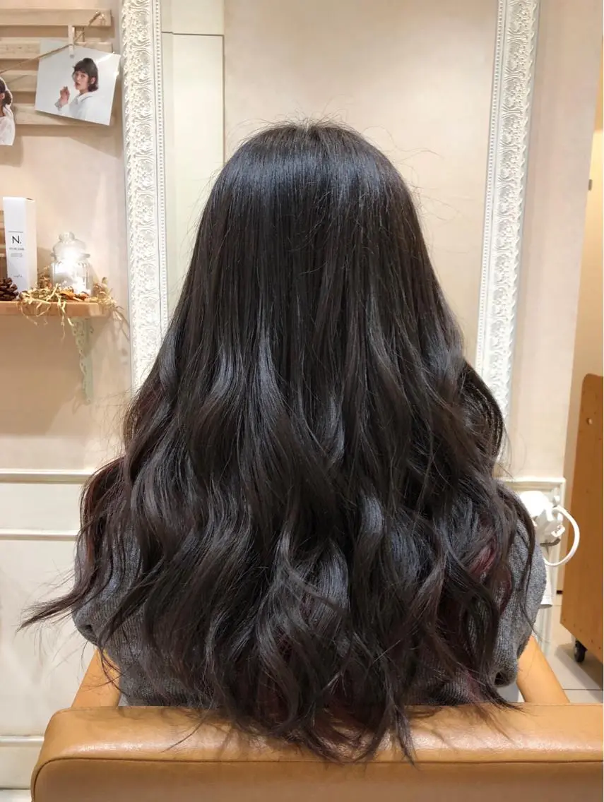 ロング カラー ツヤ髪カラー💎 佐藤あきのヘアスタイル