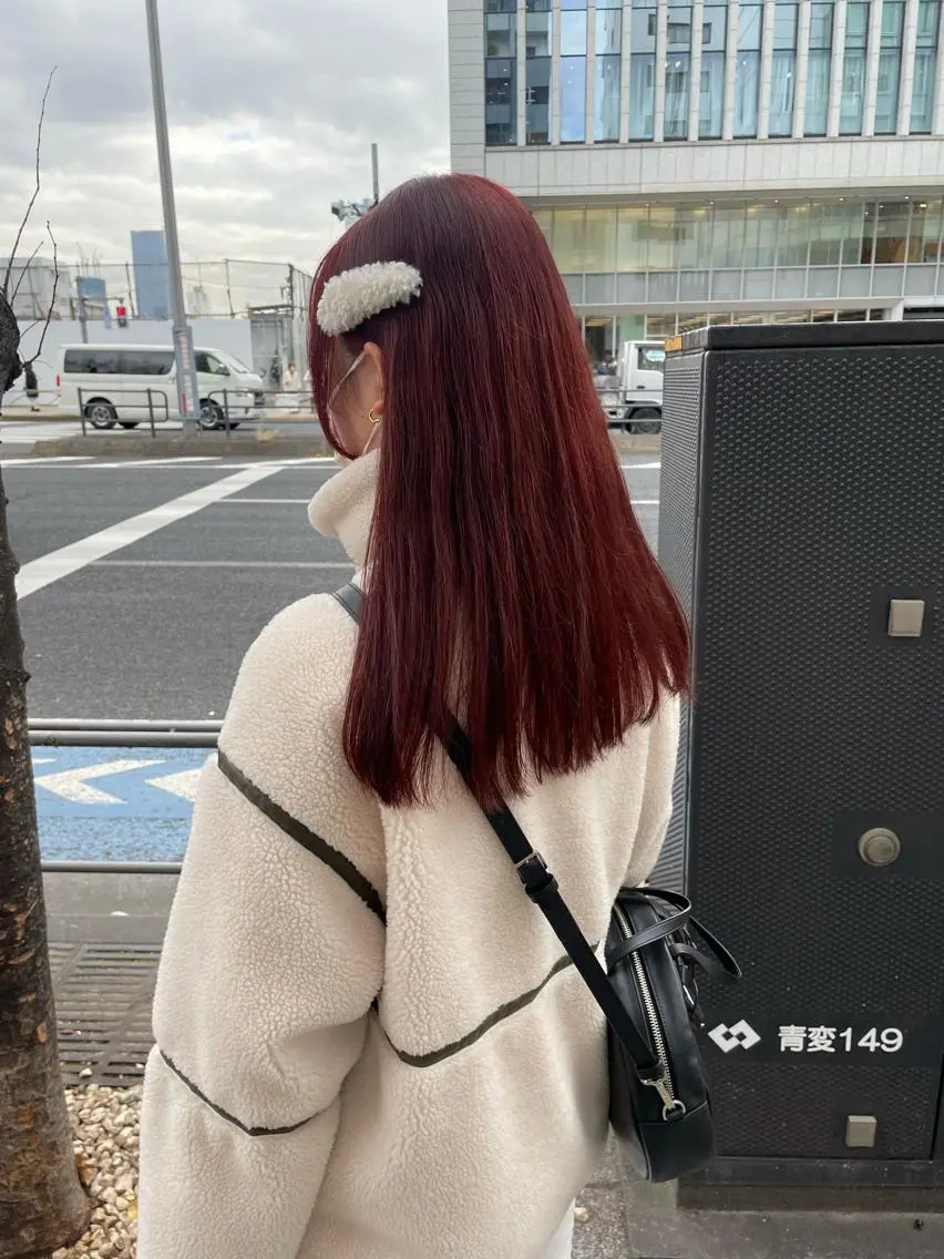 ロング カラー キッズ カット ヘアカラー トリートメント オトナヘア🌸 harukaのヘアスタイル