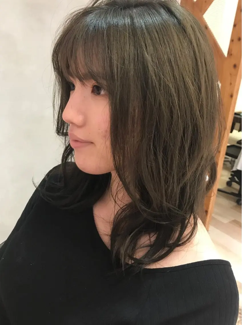 セミロング 髪質改善カラー/ボブ 🌻Mutsumiのヘアスタイル