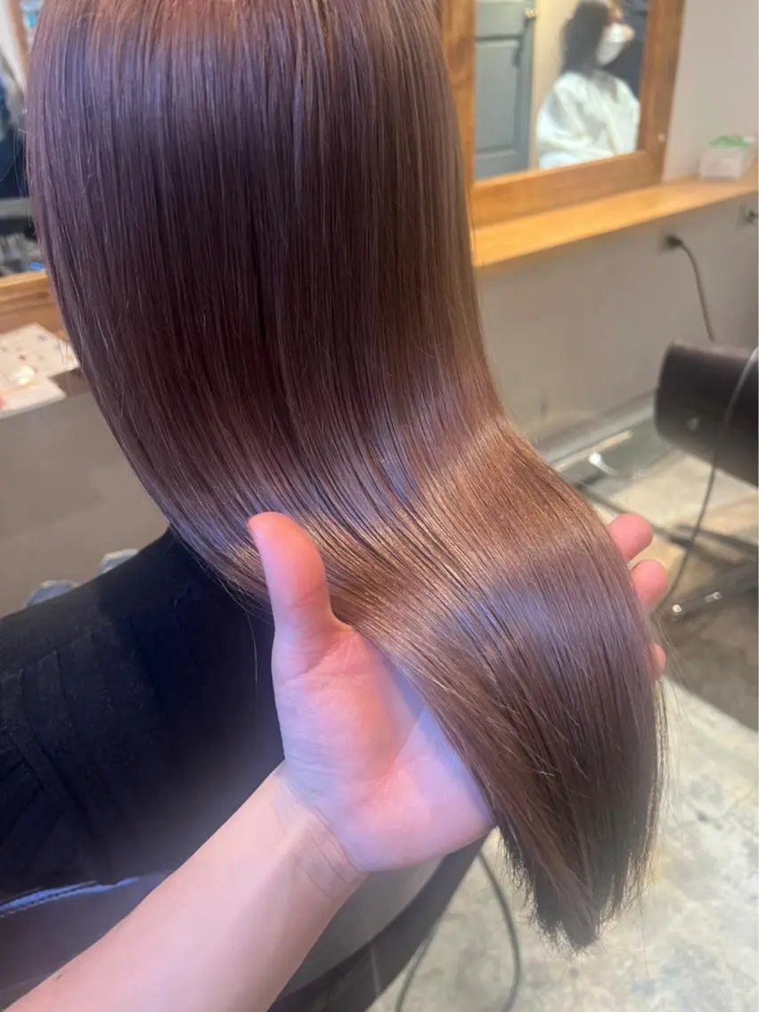 ロング カラー 店長✨髪質改善✖️ 透明感カラー／純大のヘアスタイル