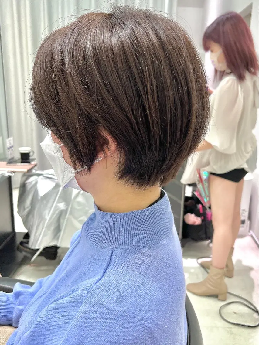 ショート カラー ヘアアレンジ 似合わせ専門美容師 なかじまのヘアスタイル