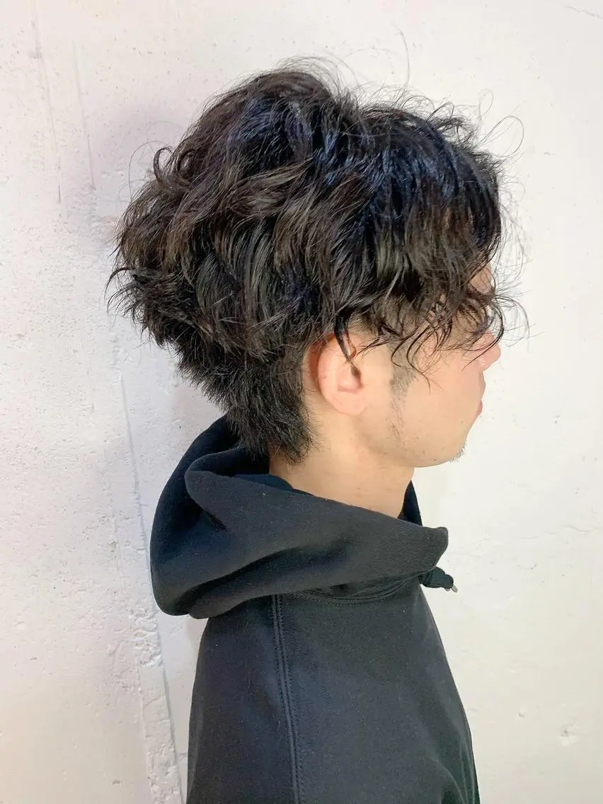 ショート パーマ カット パーマ 💛丁寧さNo.🥇 🧸片山智裕💛のヘアスタイル