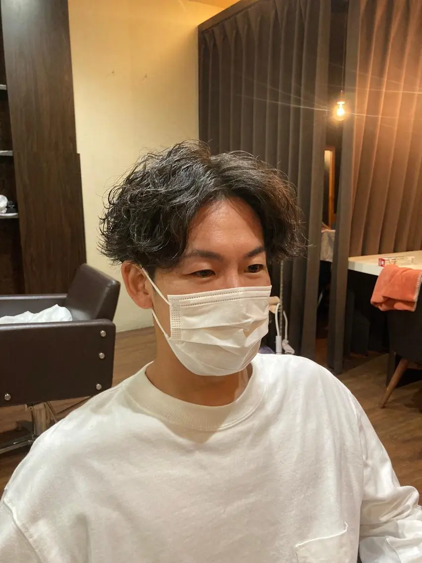 パーマ メンズ パーマが得意な【最高 悠斗】のヘアスタイル
