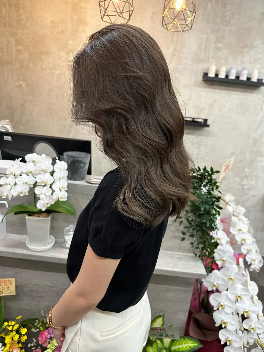 ロング カラー ヘアカラー epi エピのヘアスタイル