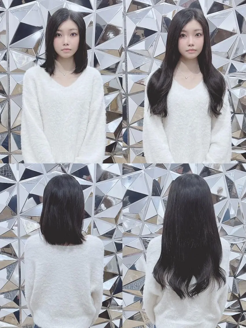 ロング カラー ヘアアレンジ シールエクステ バレイヤージュ ブリーチ ケアブリーチ ダブルカラー LIP 大阪本店 エクステ MISAのヘアスタイル