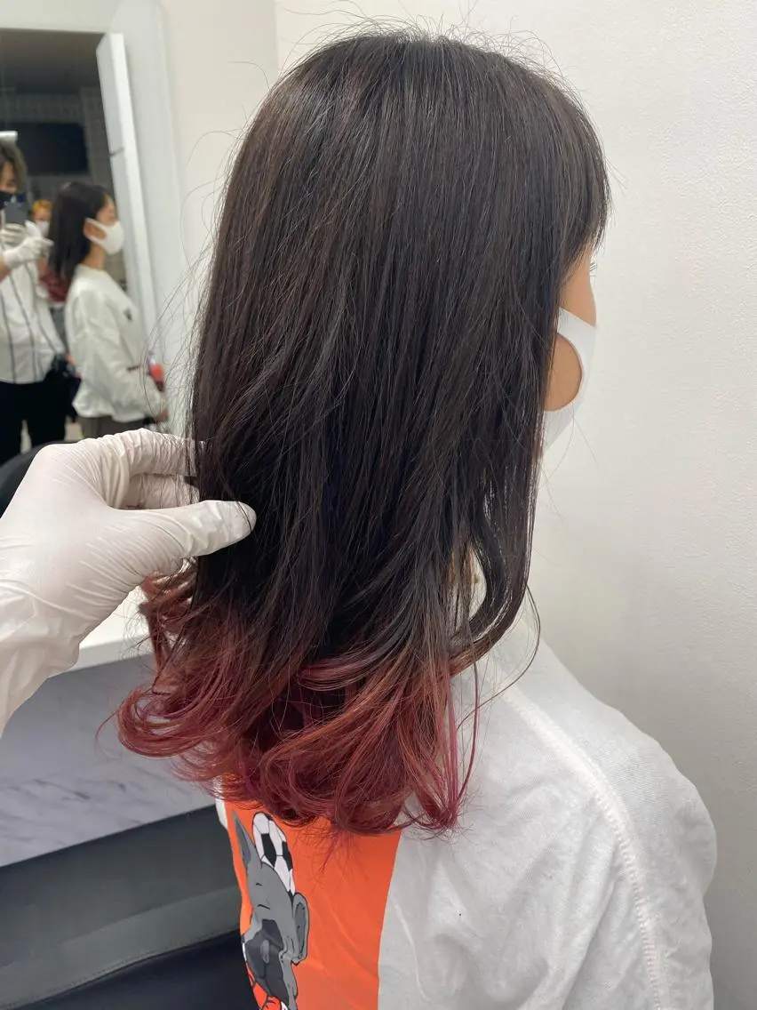 ミディアム カラー ヘアアレンジ メンズ特化 水口湧太のヘアスタイル