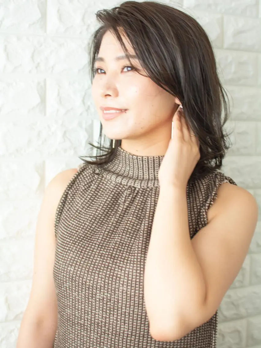 セミロング ショートボブ ボブ 外国人風カラー ハイライト 外ハネヘア カット ヘアカラー ヘッドスパ 斉藤 正敏のその他イメージ