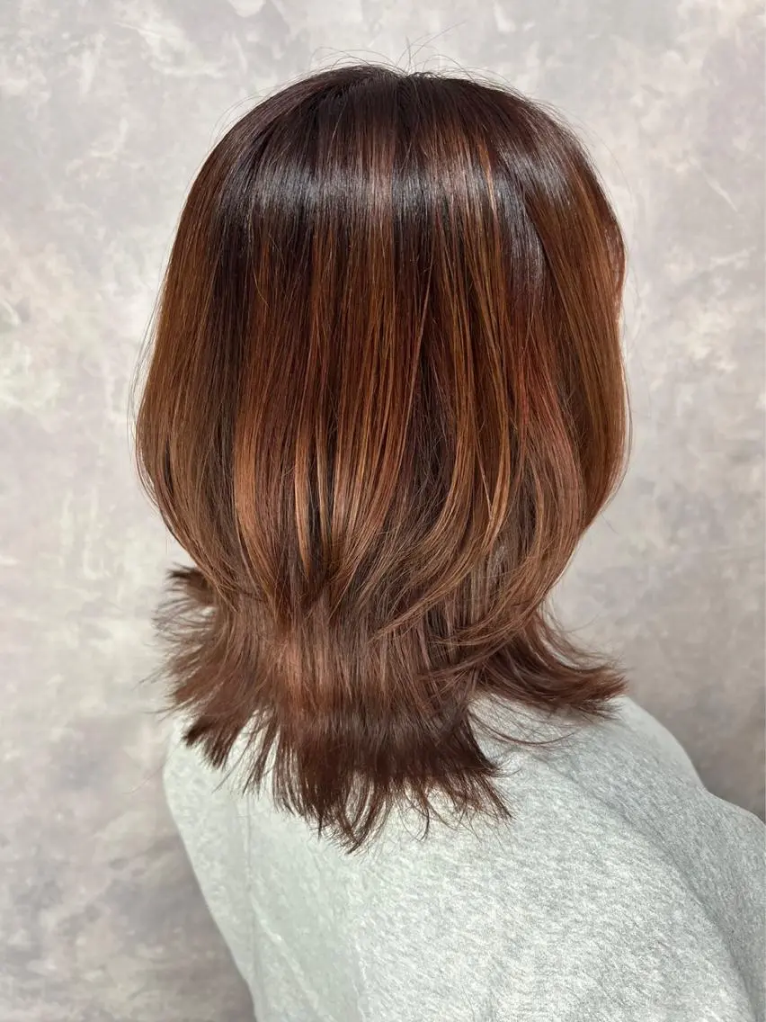 ミディアム Mika Haraguchiのヘアスタイル