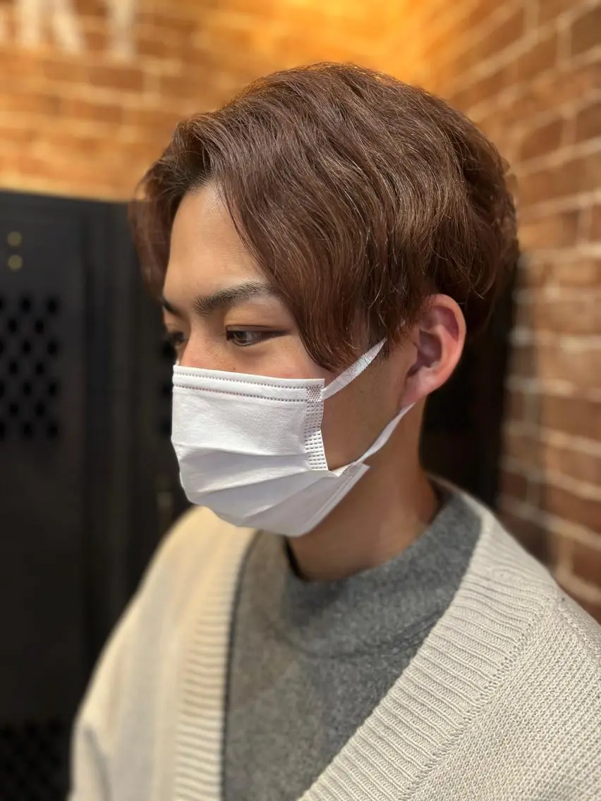 ショート パーマ ヘアアレンジ メンズ キッズ ネイル マツエク・マツパ アイブロウ メンズブリーチ メンズハイライト メンズインナーカラー メンズ韓国風 眉カラー 久木原 ゆりのヘアスタイル
