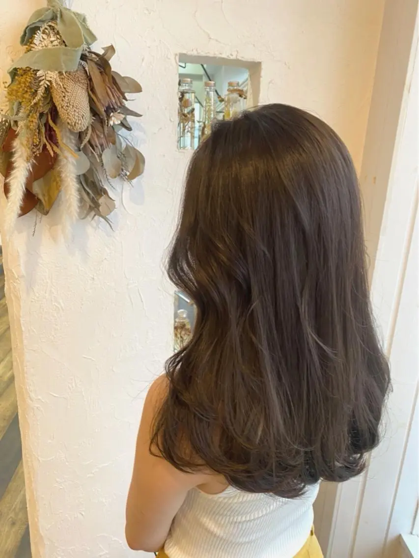 ロング カラー パーマ ヘアアレンジ メンズ キッズ 豊橋美容院 ソンリエのヘアスタイル
