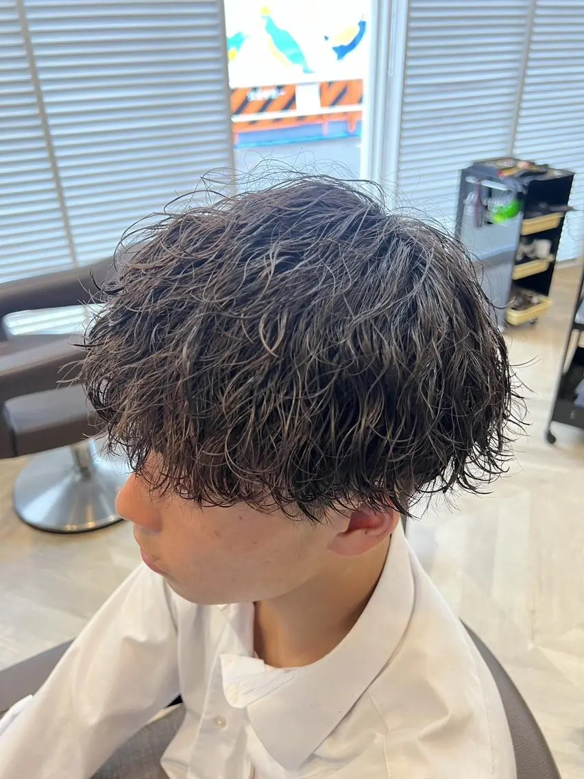 メンズ カット パーマ fiti 港南台店のヘアスタイル