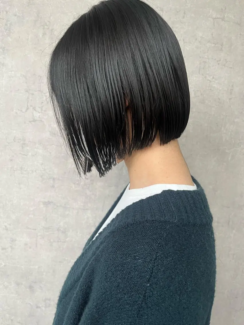 ミディアム ボブ 福井 采未のヘアスタイル
