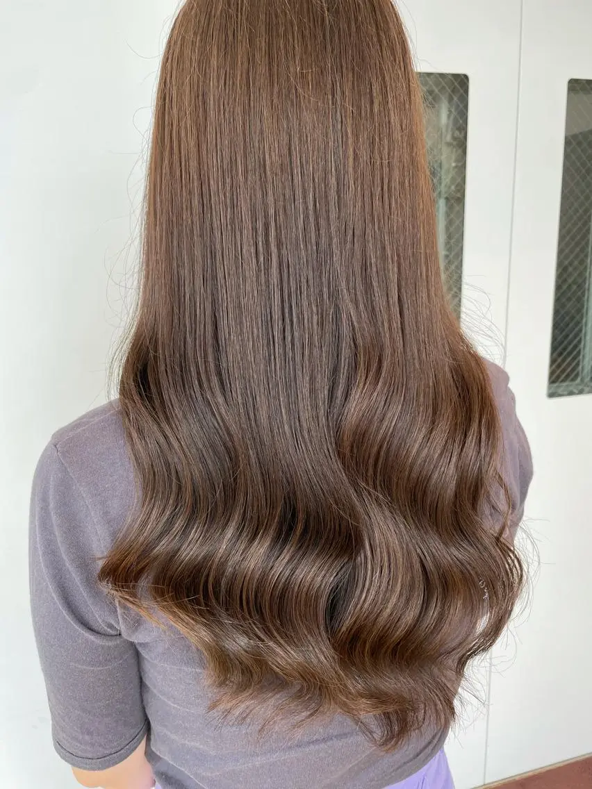 ロング カラー ヘアカラー トリートメント 美髪形成!色素改善! 秋田 和輝のヘアスタイル