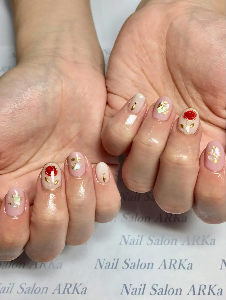 ネイル ハンドネイル Nailsalon ARKαのネイルデザイン