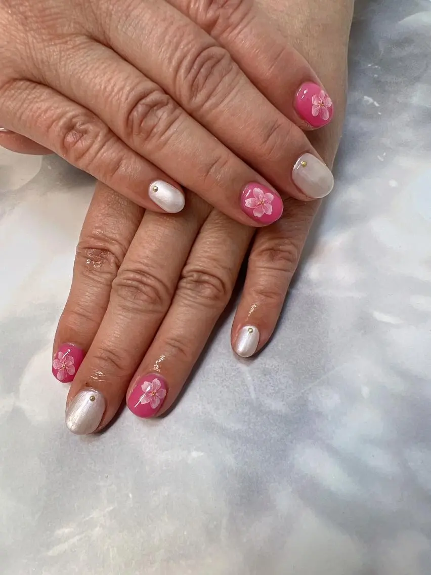ネイル 桜ネイル 春ネイル coco nailのネイルデザイン