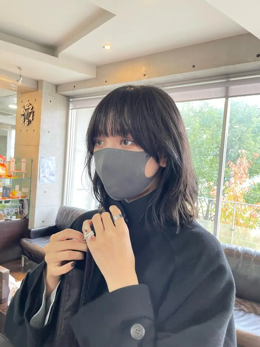 ミディアム 韓国風ヘア レイヤーカット カット ヘアカラー トリートメント 韓国ヘア🤍 慎之介のヘアスタイル