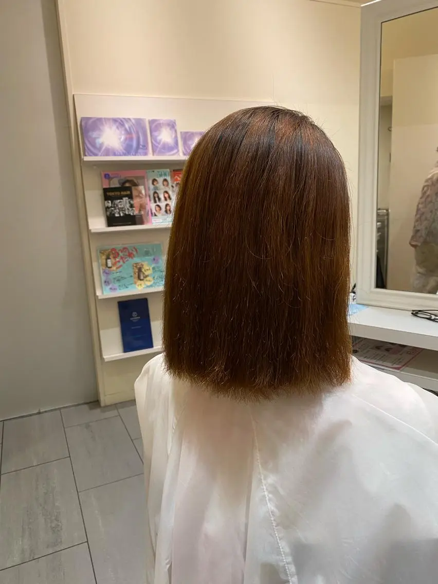 ミディアム パーマ ミディアムパーマ ストレートパーマ キタド アミのヘアスタイル