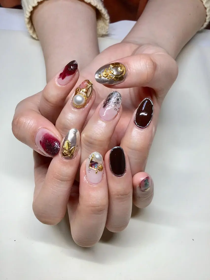ネイル ニュアンスネイル 福田 加奈のネイルデザイン