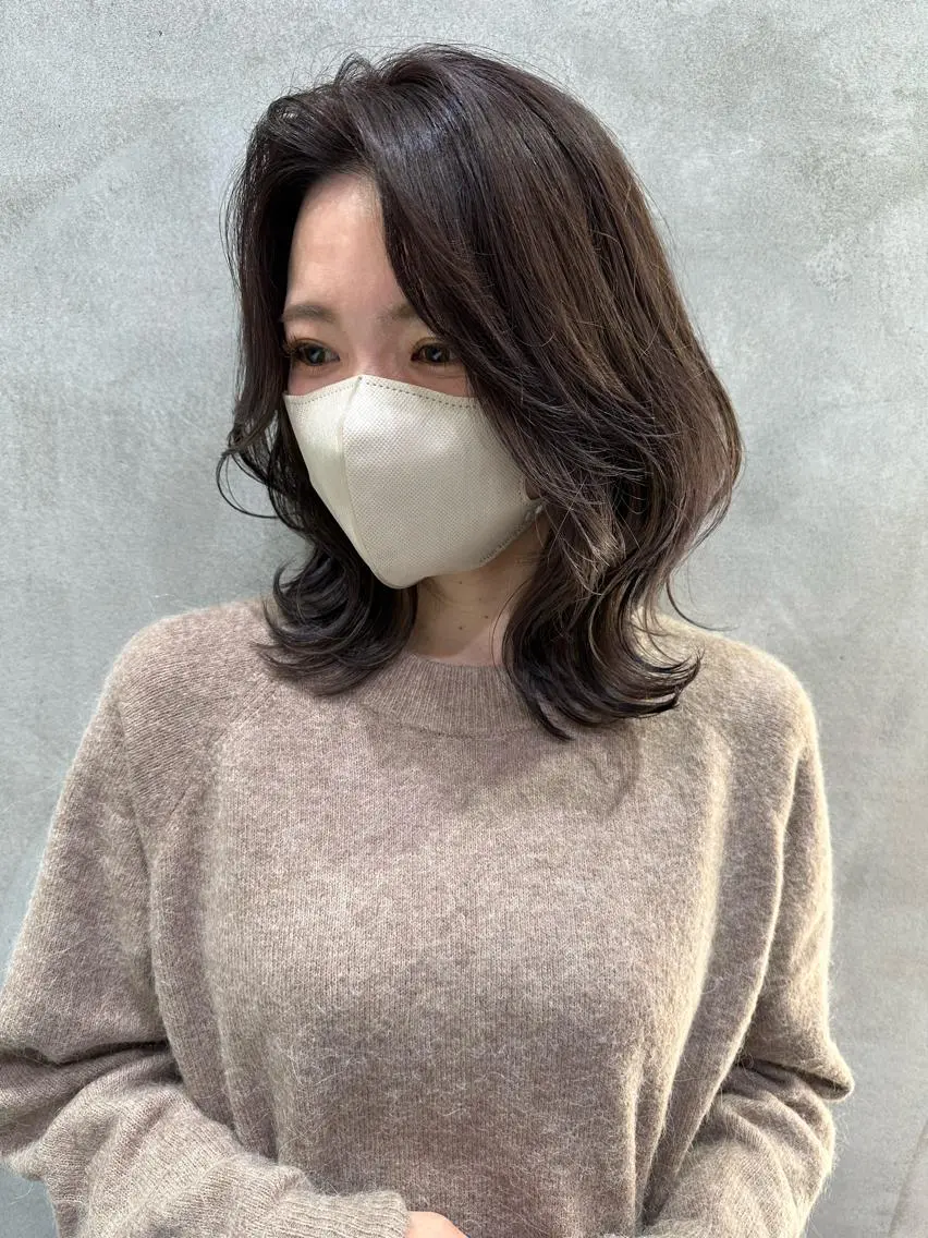 セミロング ヘアカラー トリートメント Londideal 高橋ヒロシのヘアスタイル