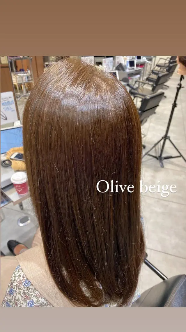 カラー ベージュカラー 透明感カラー ☺︎ Naomiのヘアスタイル