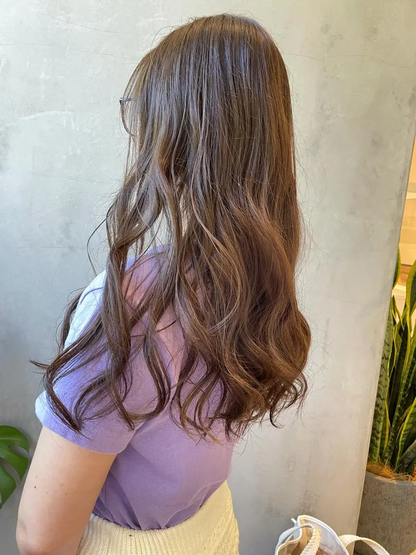 ロング カラー 透明感カラー 🫧透明感ヘア🫧 🧸竹花　彩希🧸のヘアスタイル