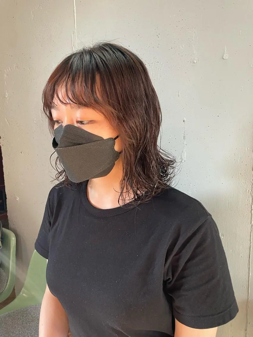 ミディアム カラー パーマ ミディアムパーマ ダブルカラー グラデーションカラー ハイライトカラー イルミナカラー カット ヘアカラー パーマ トリートメント 🌼褒められヘア🌼 kaoのヘアスタイル