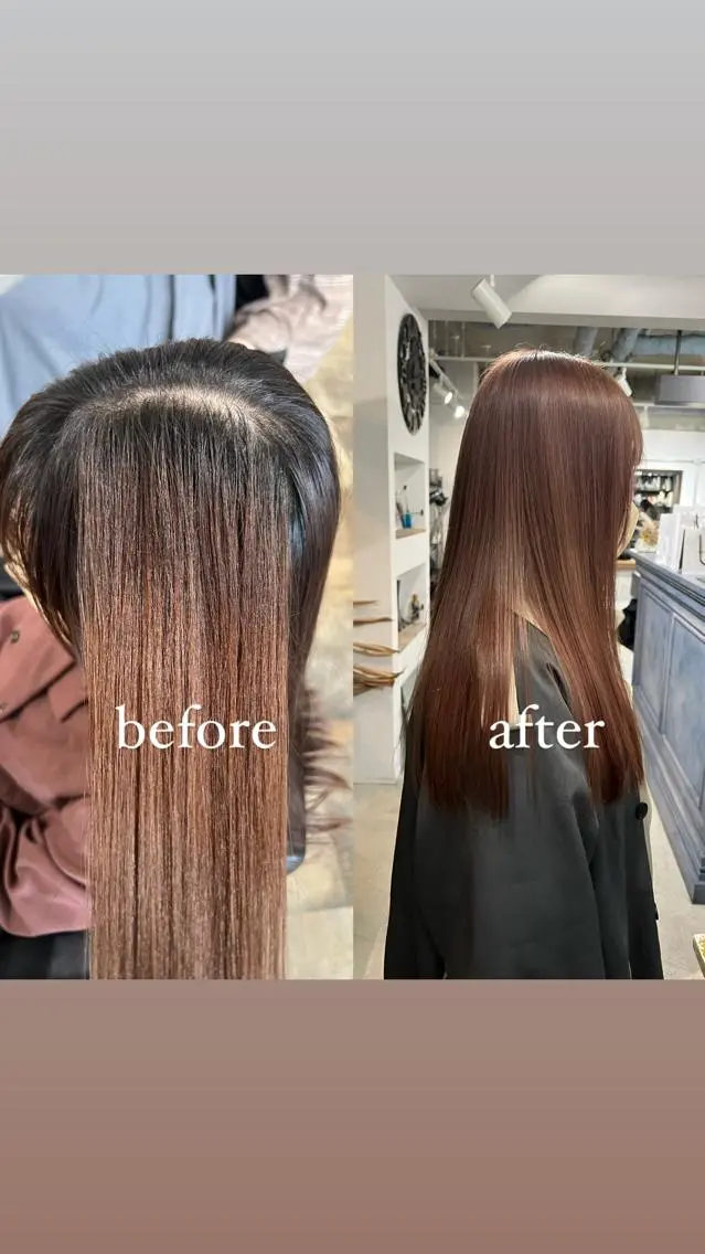 ロング カラー ブリーチ ピンクカラー nito misakiのヘアスタイル