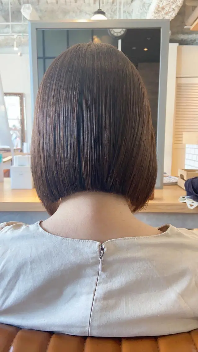 ショート カラー ヘアアレンジ ボブ 縮毛矯正 カット ヘアカラー トリートメント ✨髪質改善/透明感✨ 西野　陽のヘアスタイル