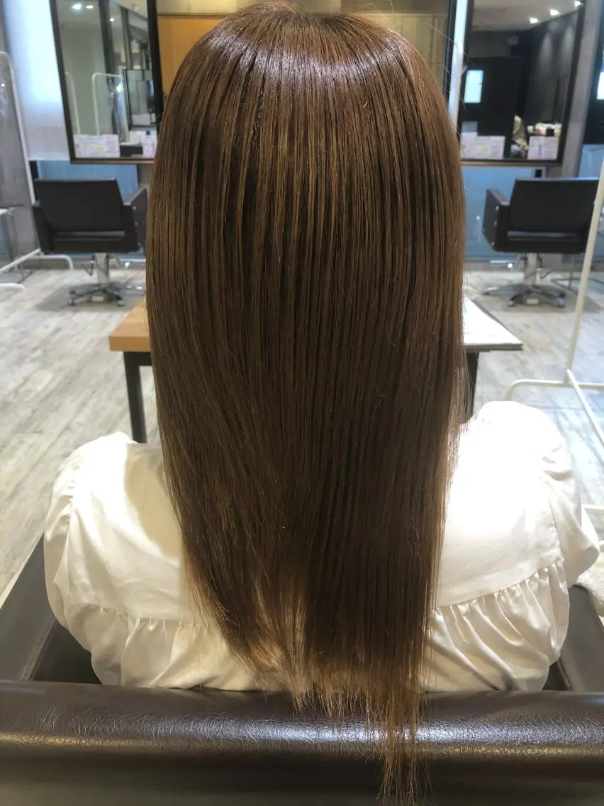 セミロング カラー パーマ ヘアアレンジ メンズ キッズ ネイル マツエク・マツパ トリートメント EnBlesS西宮 マンツーマン神道有基のヘアスタイル