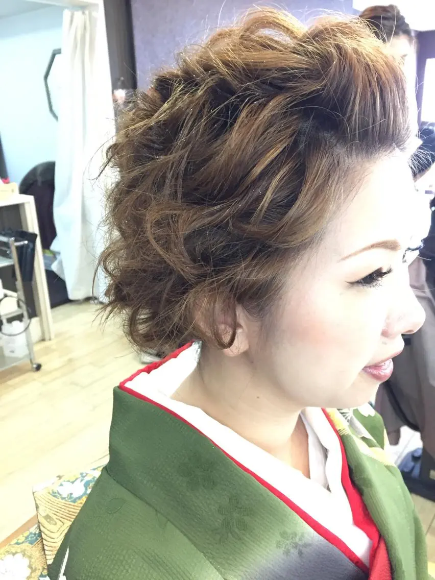 ショート ヘアアレンジ ボブ 小倉 教志のヘアスタイル