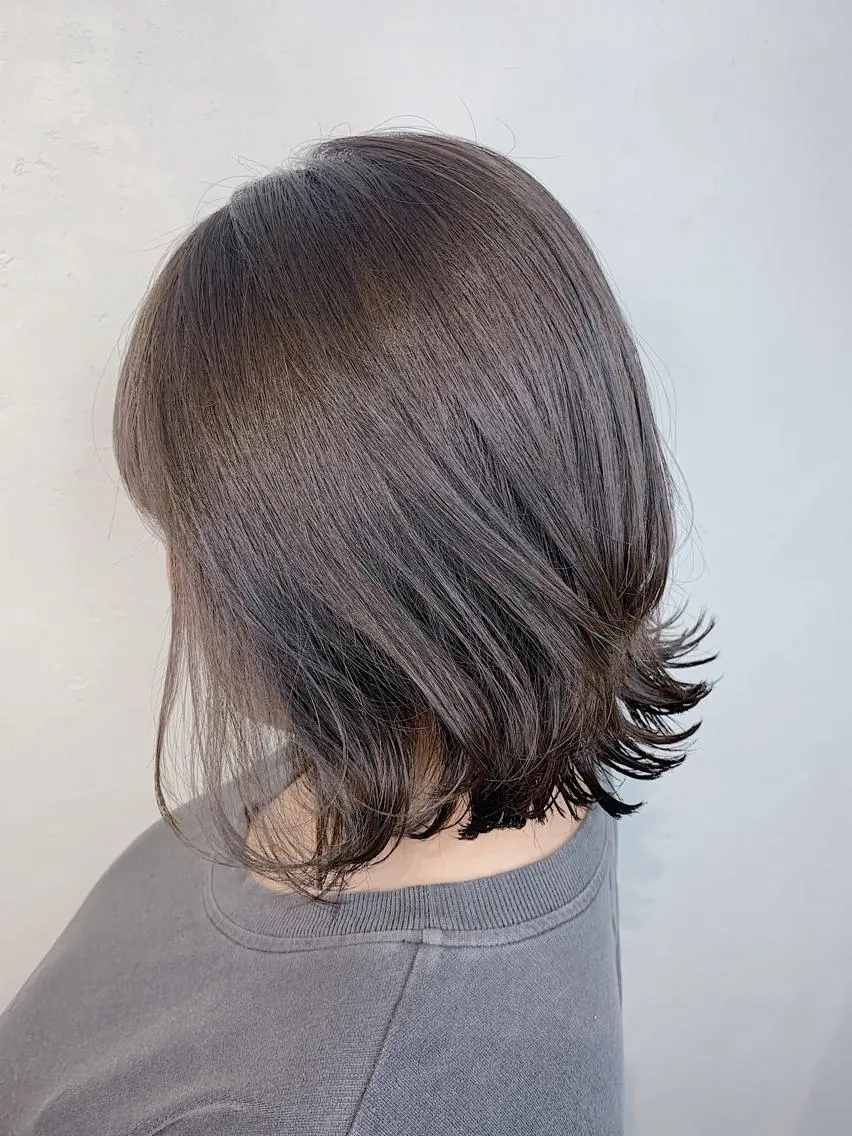 ショート カラー グレージュ _WHITE 天神店 YUMEKA🐻のヘアスタイル