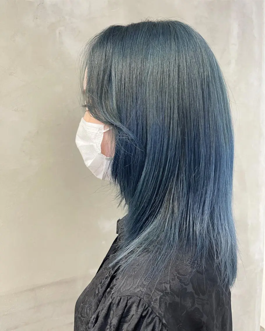 セミロング カラー ウルフカット ハッシュカット/ハイ トーン/HIROKIのヘアスタイル