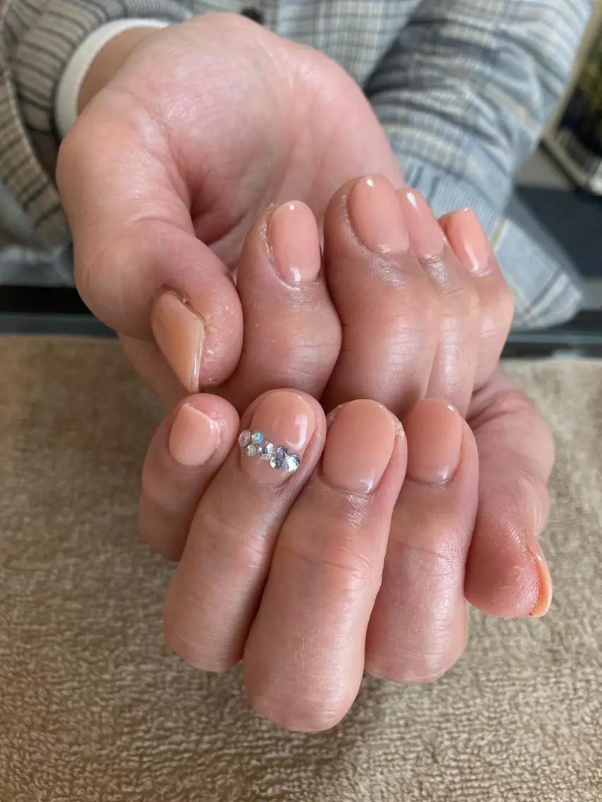 ネイル シンプルネイル 東大阪/ ROBED nail salonのネイルデザイン