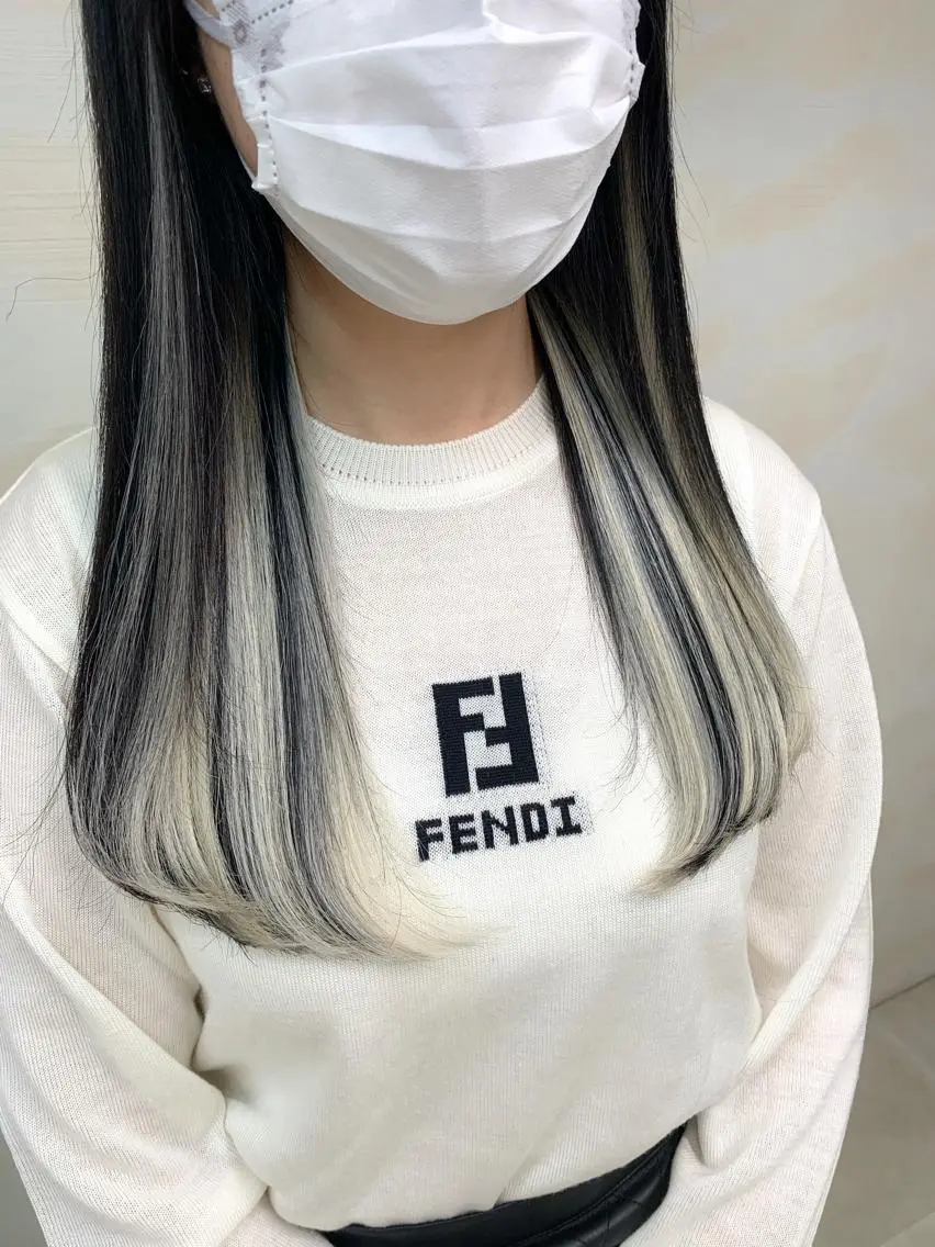 ミディアム カラー インナーカラー エクステ stylist Yumaのヘアスタイル