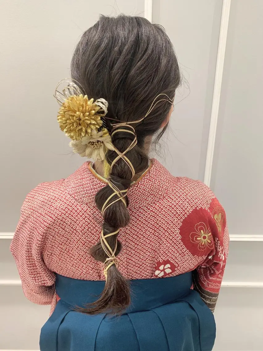 ロング ヘアアレンジ ヘアセット 🦖鶴岡 香純🦖のヘアスタイル
