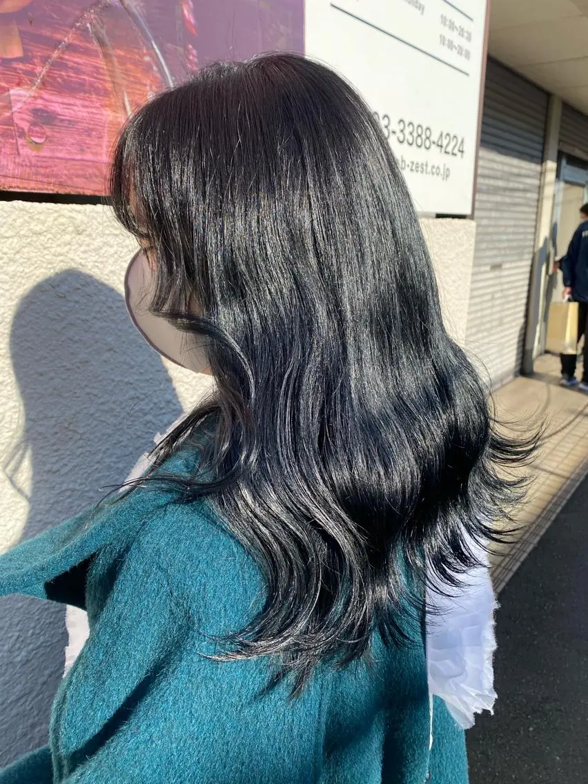 ロング カラー niconail 🧣ayu 📍烏山のネイルデザイン