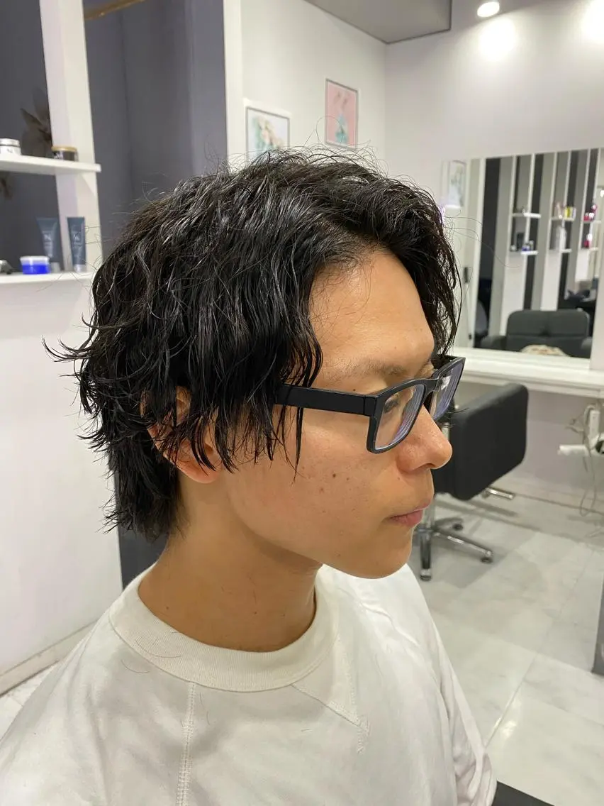 パーマ メンズ 🟣メンズパーマ 川端 永遠🟣のヘアスタイル